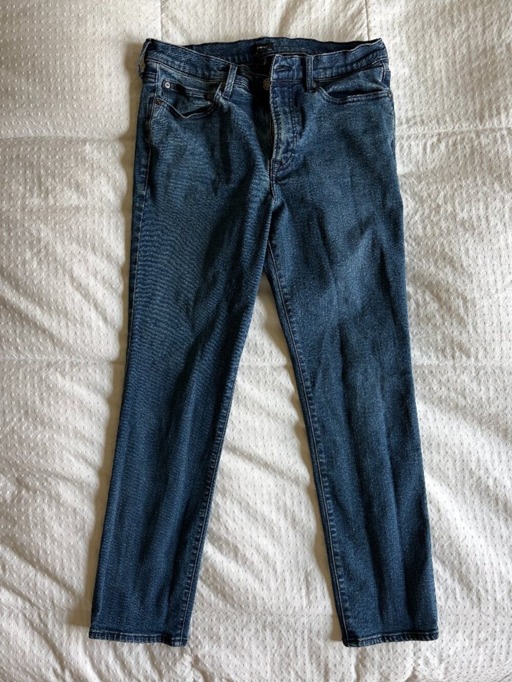 EXPRESS Men’s Skinny Jeans 32x30 Dark Blue 4-Way Hyper Stretch